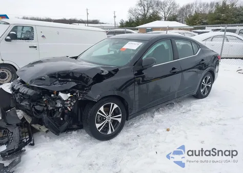2021 Nissan Sentra Sv Xtronic Cvt z USA, uszkodzony, nr VIN 3N1AB8CV7MY256140